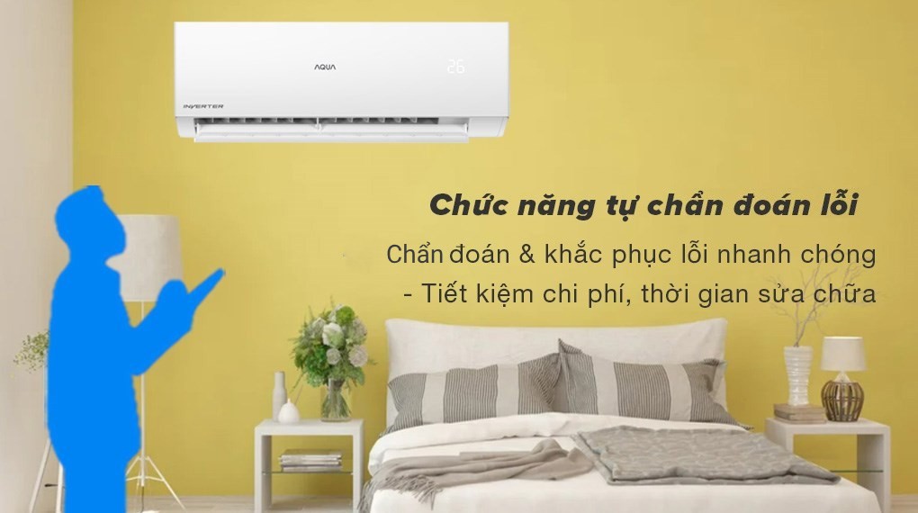 AQUA Inverter 2 HP AQA-RV18QE 에어컨 - 자가 진단