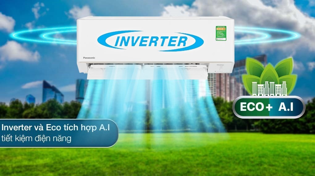 에어컨 Panasonic Inverter 1 HP CU/CS-YZ9AKH-8 - 절전 기술