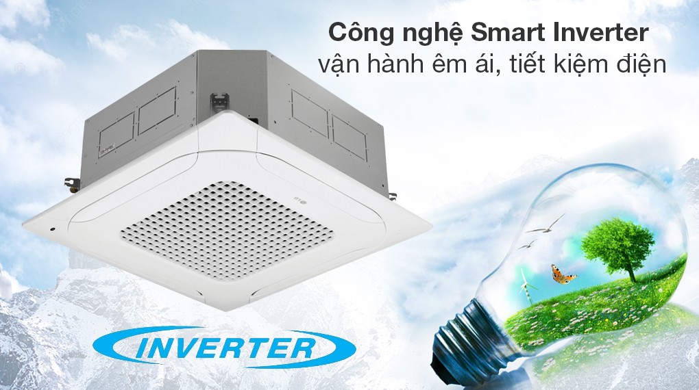 LG Inverter 3 HP ZTNQ30GNLE0 천장형 에어컨 - 절전 기술