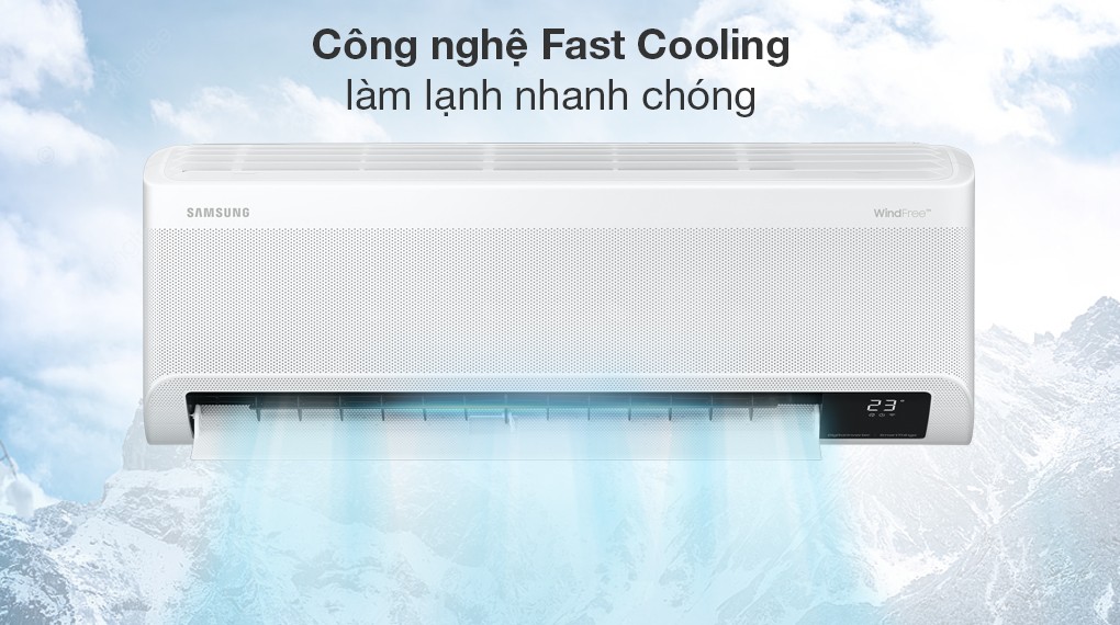 Samsung Inverter 1.5 HP AR13CYFAAWKNSV air conditioner - Cooling technology     