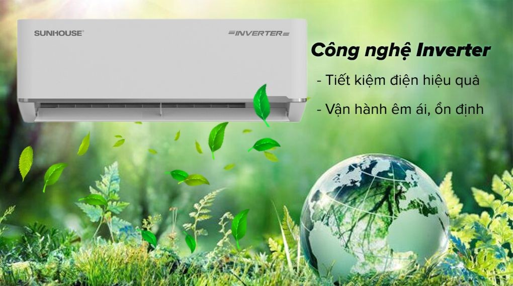 Sunhouse Inverter 1.5 HP SHR-AW12IC650 air conditioner - Energy-saving mechanism