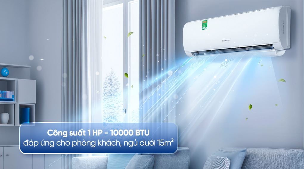 Capacity - Hisense Inverter 1 HP AS-10TR4RGUUA00 air conditioner