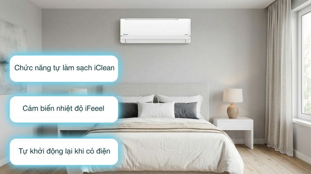 Tiện ích - Máy lạnh Casper Inverter 1 HP JC-09IU36X 