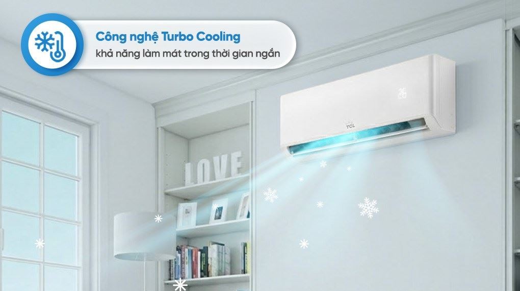 에어컨 TCL Inverter 2 HP TBI-18CSD/TPHI - Turbo Cooling 기술