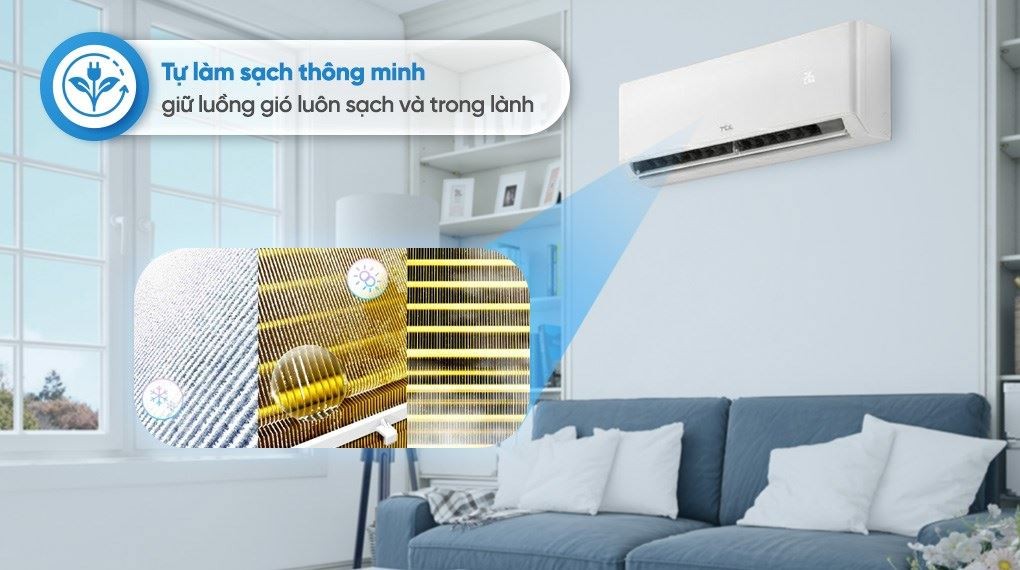 에어컨 TCL Inverter 2 HP TBI-18CSD/TPHI - 편의 기능