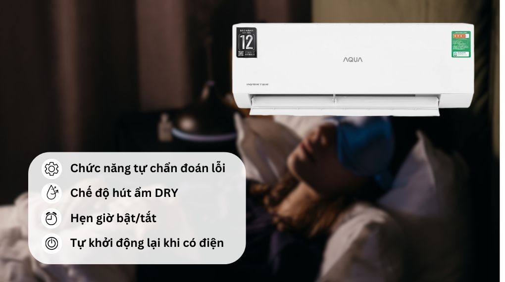 Máy lạnh Panasonic Inverter 1 HP CU/CS-PU9AKH-8 - Tiện ích
