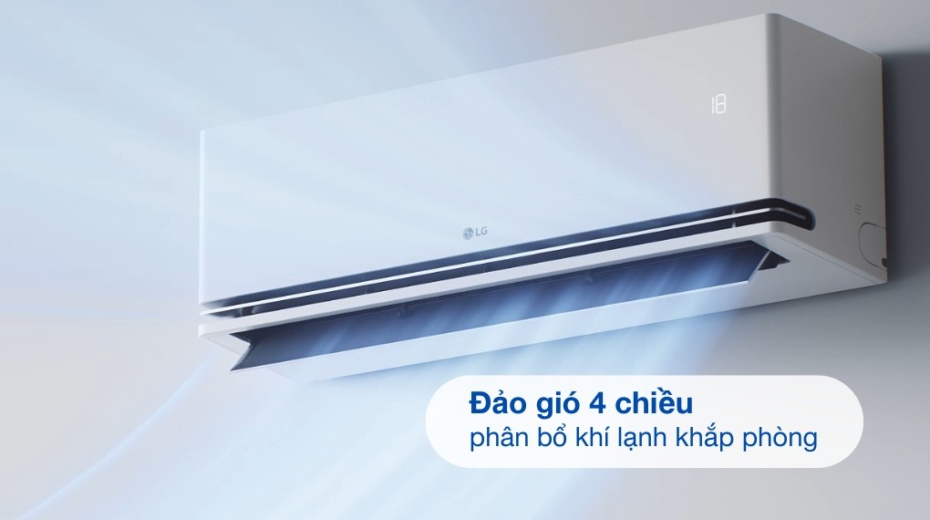 LG Inverter 1 HP IPC09M1 air conditioner - Airflow mechanism