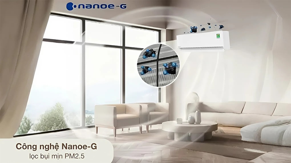 Panasonic Inverter 1 HP CU/CS-XU9BKH-8 air conditioner - Nanoe-G technology