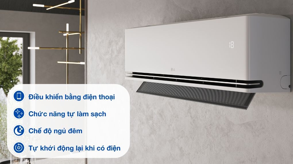 LG Inverter 1 HP IPC09M1 air conditioner - Features