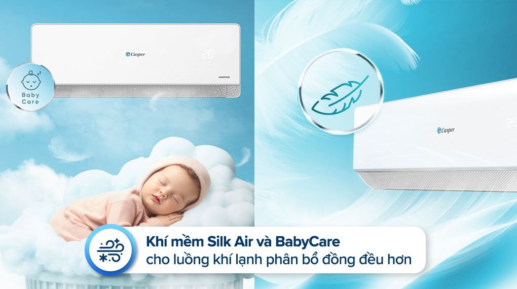 Casper Inverter 2 HP QH-18IU36A heating & cooling air conditioner - Soft air