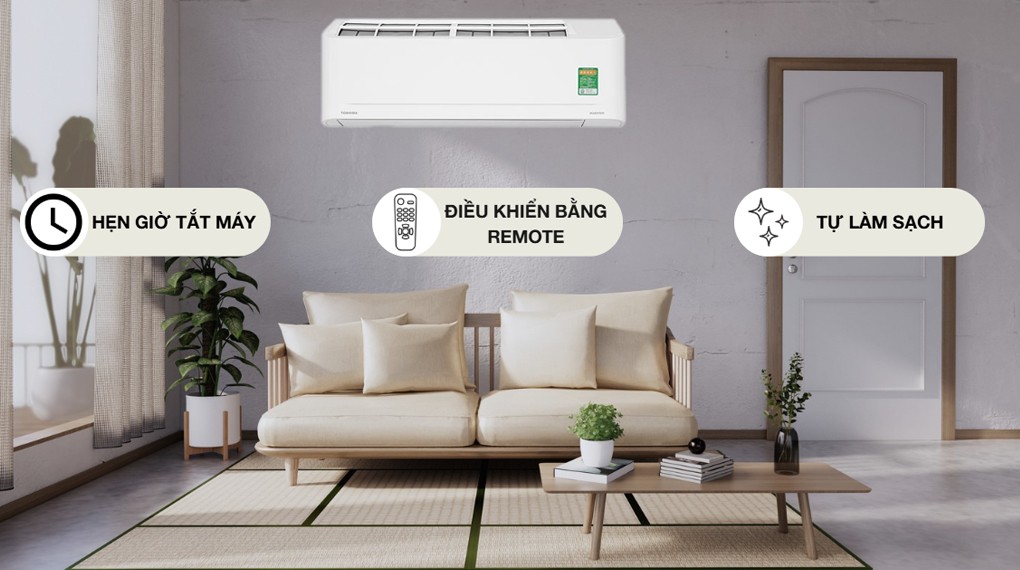 Toshiba Inverter 2 HP RAS-H18S5KCV2G-V air conditioner - Features
