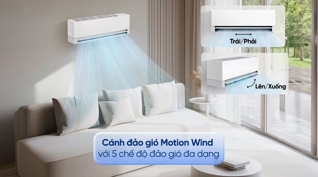Samsung Wind-Free Inverter 1 HP AR70H10D1BWNSV air conditioner - Airflow mechanism