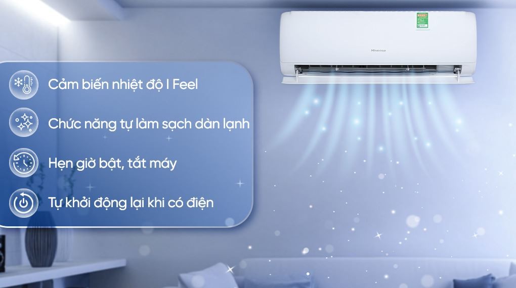 Features - Hisense Inverter 1 HP AS-10TR4RGUUA00 air conditioner