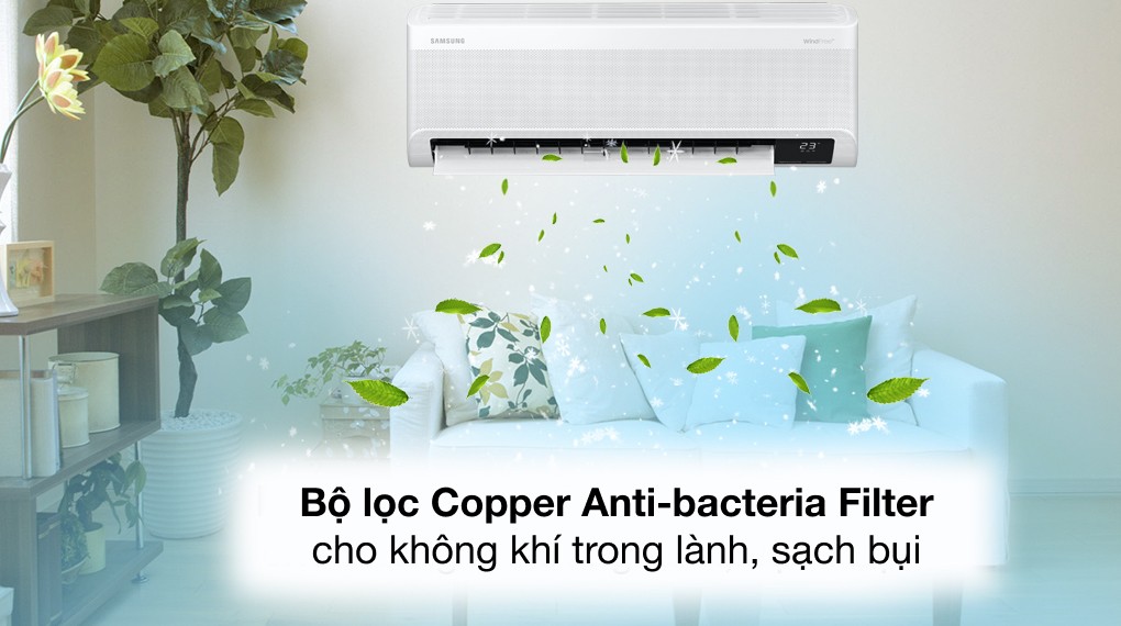 Samsung Inverter 1.5 HP AR13CYFAAWKNSV air conditioner - Antibacterial and deodorizing