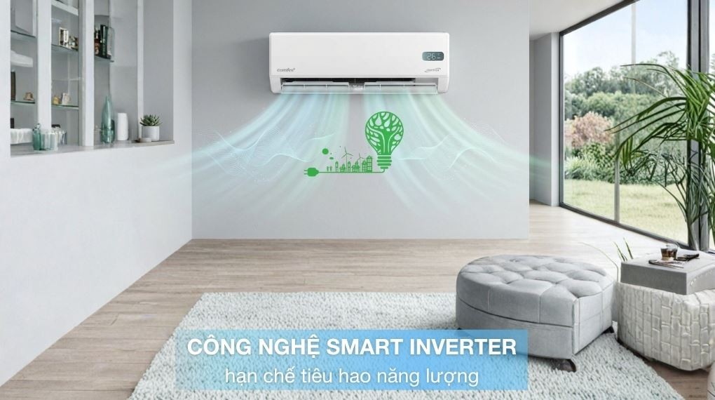 Energy-saving technology - Comfee Inverter 1.5 HP CFS-13VGX air conditioner