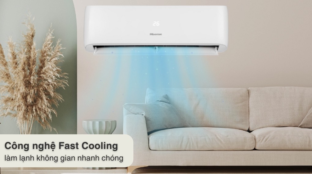Hisense Inverter 1.5 HP AS-12TR4RLRCA00 air conditioner - Cooling technology