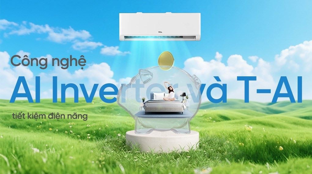 에어컨 TCL Inverter 2 HP TBI-18CSD/TPHI - 절전 기술