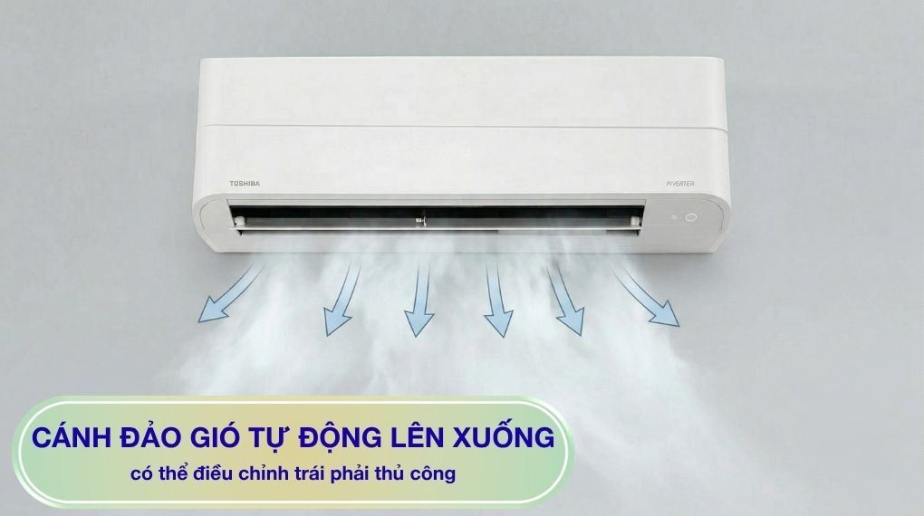 Toshiba Inverter 2 HP RAS-H18P2KCVG-V air conditioner - Automatic up-down louvers