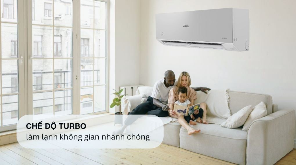 Aqua Inverter 1 HP AQA-RUV10VS 에어컨 - 급속 냉방 기술