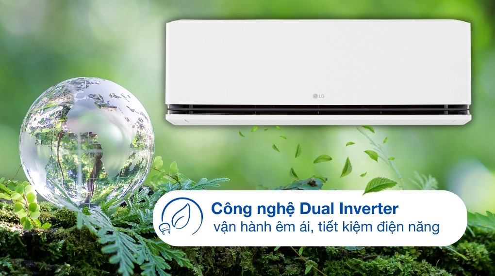 LG Inverter 1 HP IPC09M1 air conditioner - Energy-saving technology