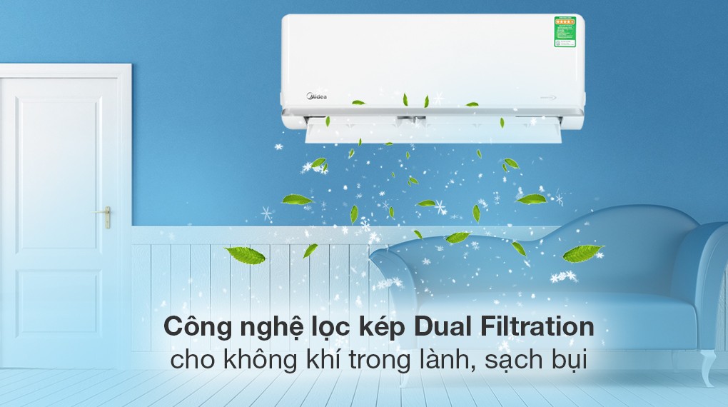 Midea Inverter 1 HP MSAGA-10CRDN8 air conditioner - Antibacterial and deodorizing ability