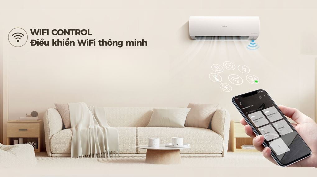 편의 기능 - 에어컨 Haier Inverter 1.5 HP HR-13VSA