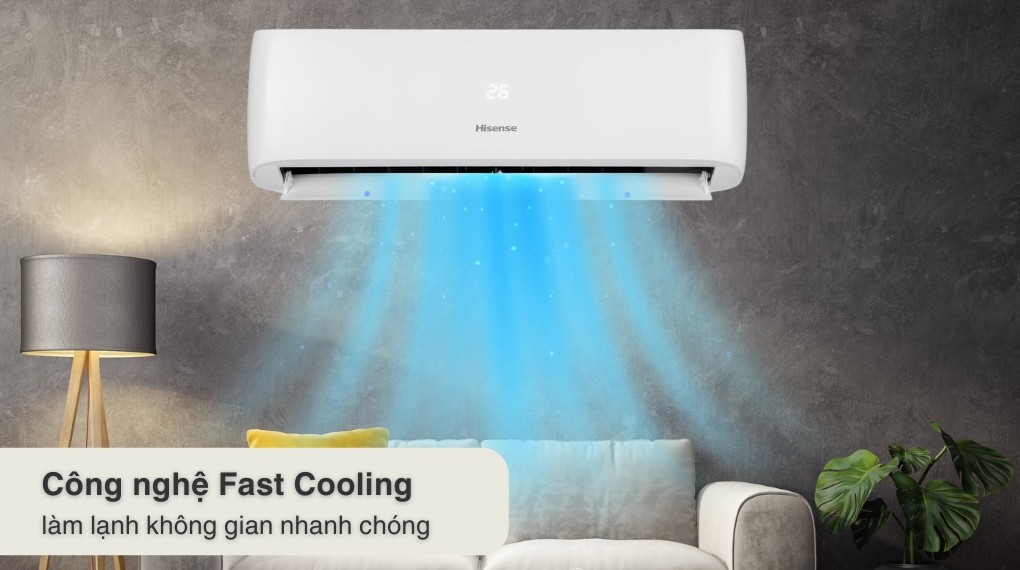 Hisense Inverter 1 HP AS-10TR4RLRCA00 air conditioner - Cooling technology