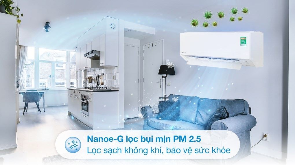 냉난방 에어컨 Panasonic Inverter 1 HP CU/CS-YZ9AKH-8 - 공기 정화 성능