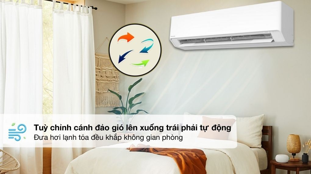 에어컨 Panasonic Inverter 2.5 HP CU/CS-U24BKH-8 - 송풍 방식