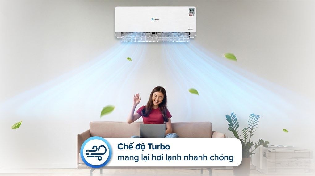 Casper Inverter 1.5 HP QH-12IU36 heating & cooling air conditioner - Cooling technology