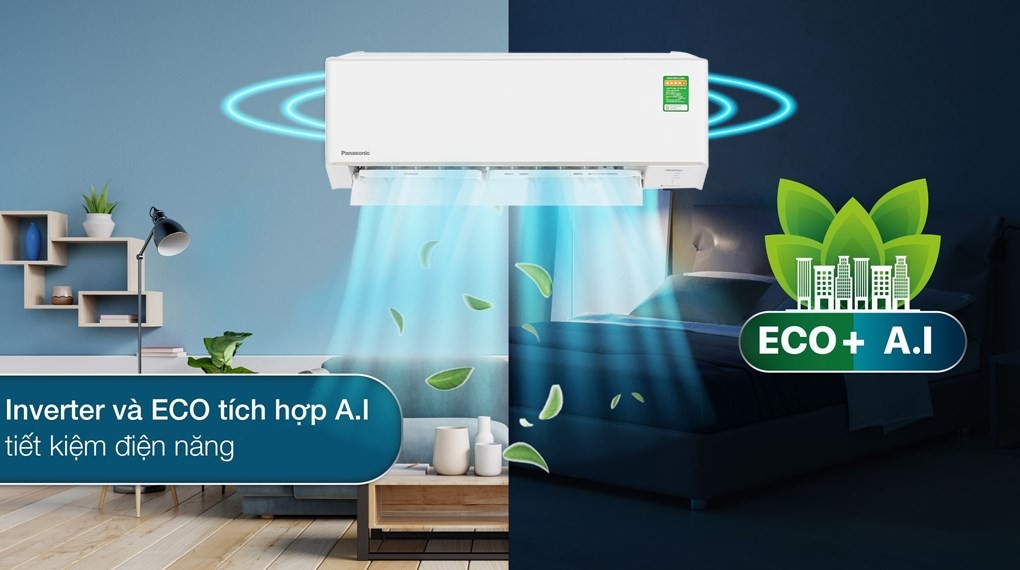 Panasonic Inverter 1.5 HP CU/CS-YZ12AKH-8 air conditioner - Energy-saving technology