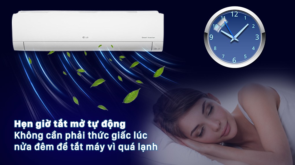 자동 켜짐/꺼짐 타이머 기능을 갖춘 LG 인버터 멀티 1 HP AMNQ09GSJA0