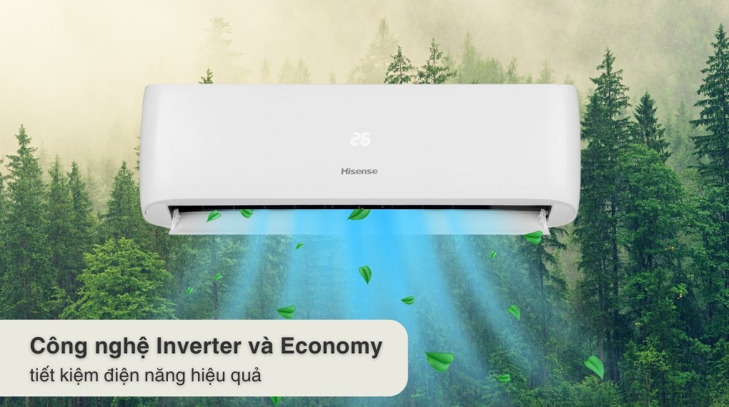 Hisense Inverter 1 HP AS-10TR4RLRCA00 air conditioner - Inverter technology