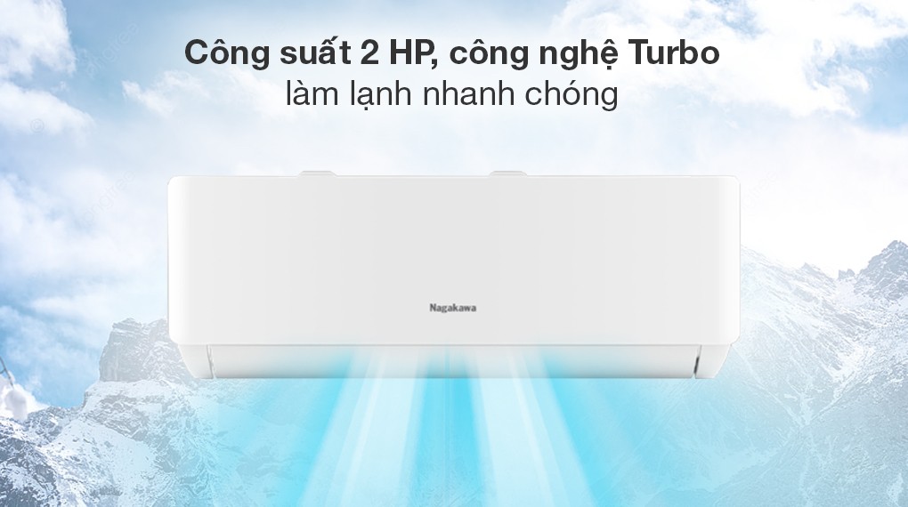 Nagakawa Inverter 2 HP NIS-C18R2T28 air conditioner - Cooling technology