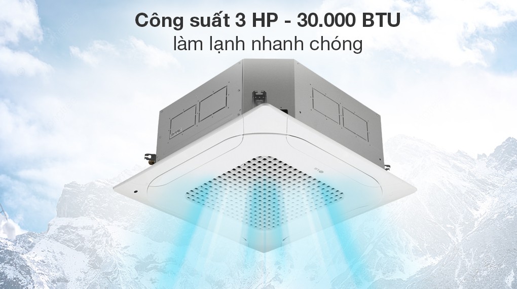 LG Inverter 3 HP ZTNQ30GNLE0 천장형 에어컨 - 냉방 기술