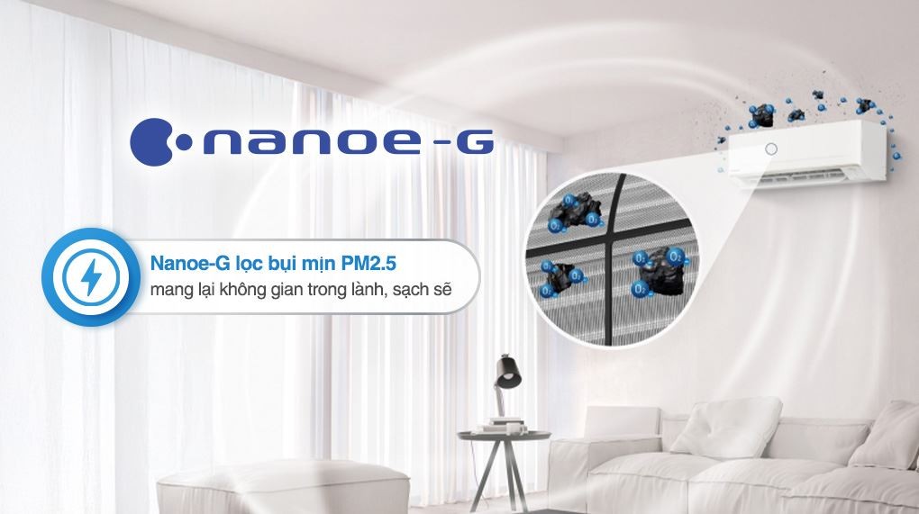 에어컨 Panasonic Inverter 1.5 HP CU/CS-PU12CKH-8D - 공기 정화 성능