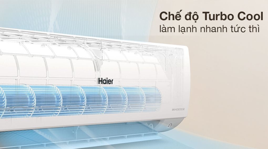 Haier Inverter 1.5 HP HR-13VQI air conditioner - Fast cooling