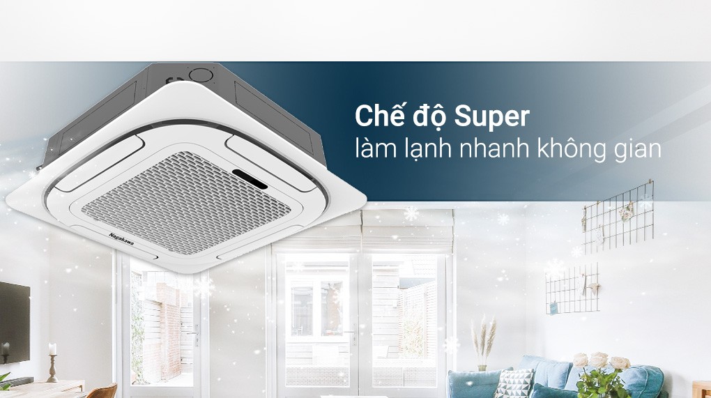 Nagakawa 5 HP NT-C50R1T20 ceiling cassette air conditioner