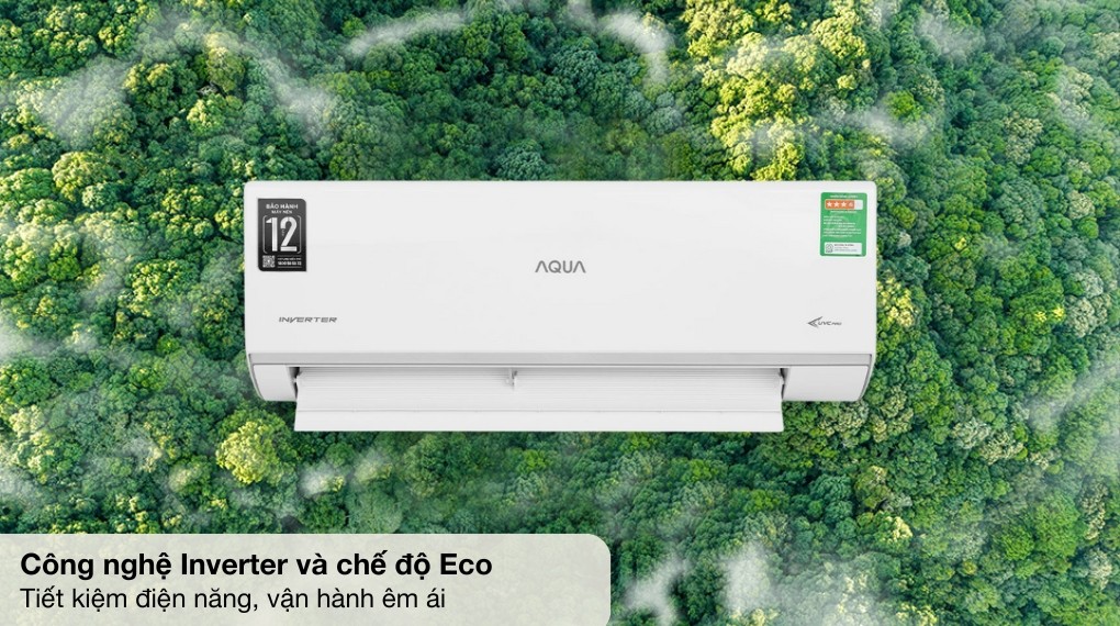 에어컨 AQUA Inverter 1 HP AQA-RUV10RB3 - 절전 기술