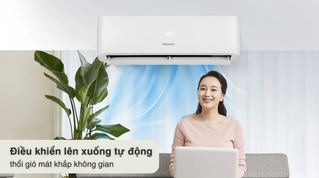 Hisense Inverter 1.5 HP AS-12TR4RLRCA00 air conditioner - Airflow mechanism