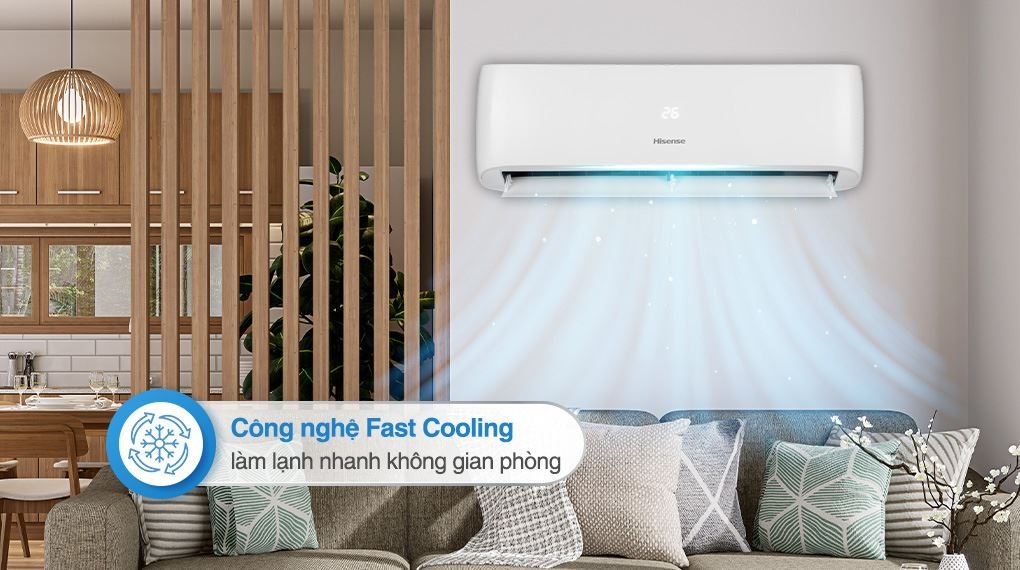 Máy lạnh Hisense Inverter 1.5 HP AS-12TR4RGRCA01 - Công nghệ làm lạnh