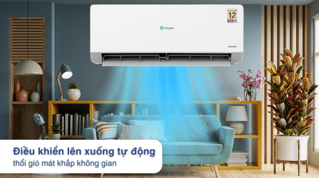 에어컨 Casper Inverter 1 HP QC-09IU36A - 송풍 방식