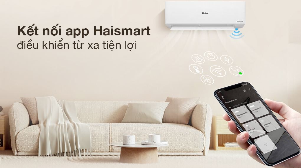 Haier Inverter 1.5 HP HR-13VQI air conditioner - App connectivity