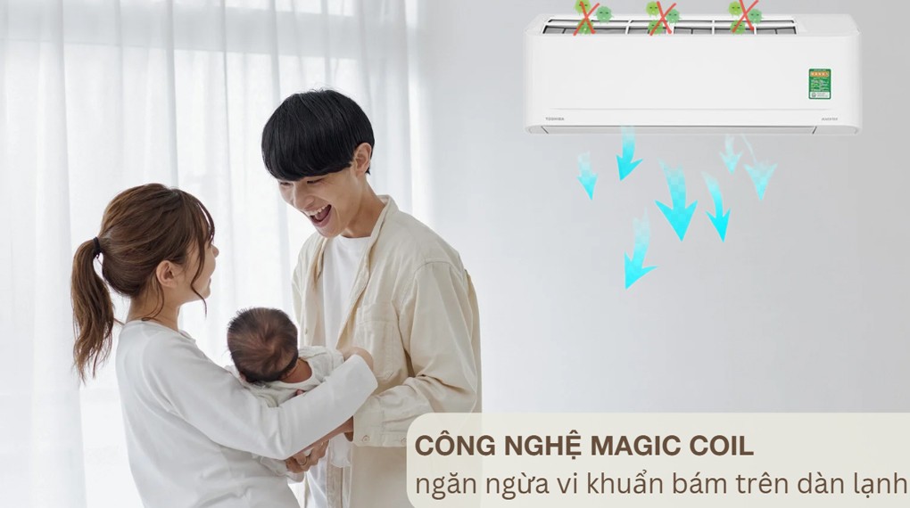 Toshiba Inverter 2 HP RAS-H18S5KCV2G-V air conditioner - Air purification technology