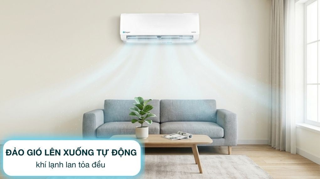 Cơ chế thổi gió - Máy lạnh Casper Inverter 1 HP JC-09IU36X 