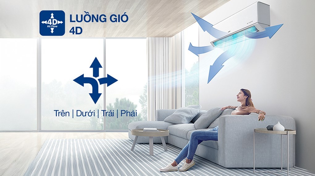 AUX 인버터 에어컨 2 HP AW18CDA4DI-5VN - 송풍 방식