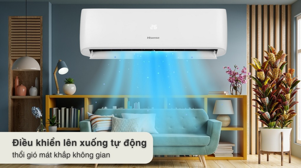 Hisense Inverter 1 HP AS-10TR4RLRCA00 air conditioner - Air swing mechanism