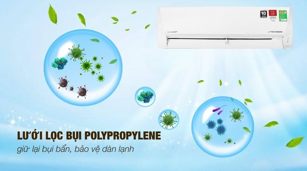 필터 - Sharp Inverter 2 HP AH-X18DEW 에어컨