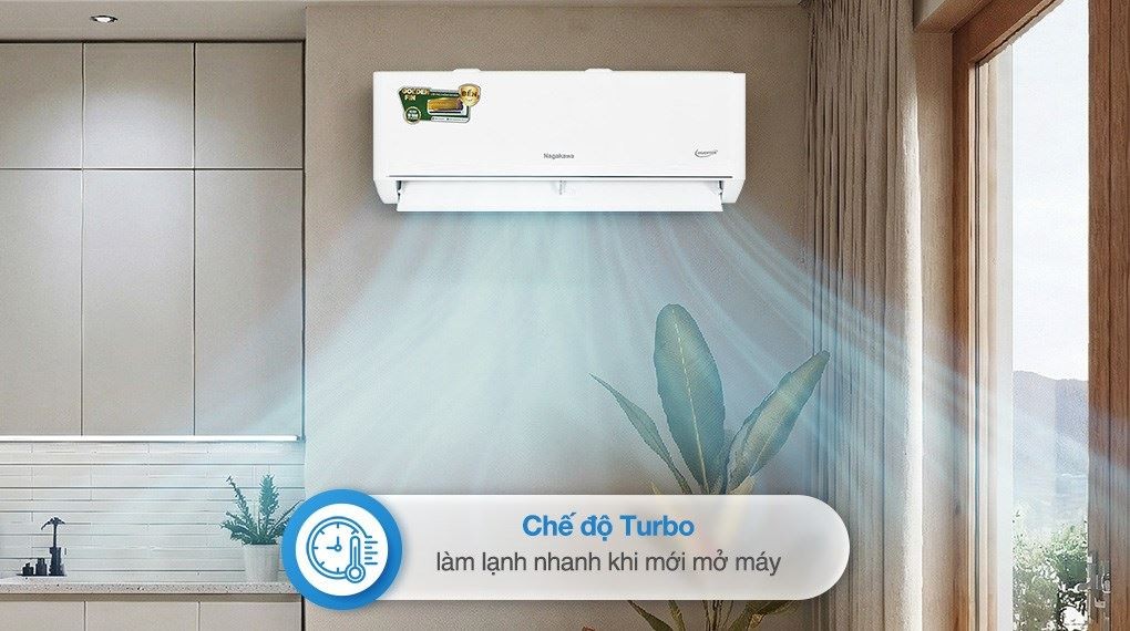 Nagakawa Inverter 1.5 HP NIS-C12R2T62 air conditioner - Cooling technology