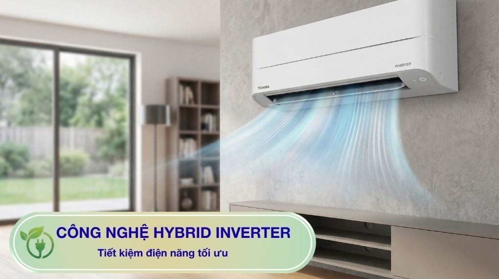 Toshiba Inverter 2 HP RAS-H18P2KCVG-V air conditioner - Hybrid Inverter technology